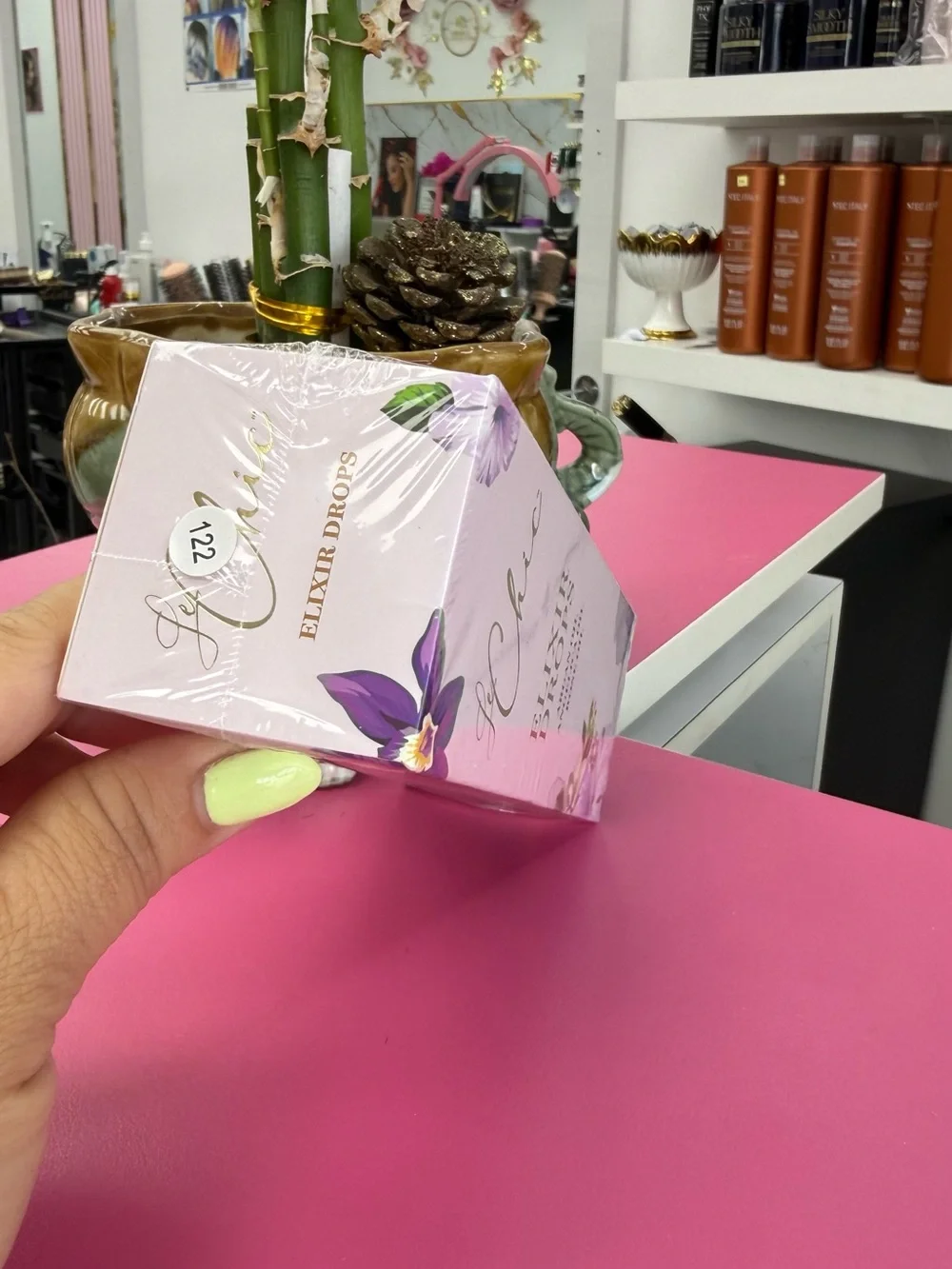 Le Chic Elixir Drops - Pink Floral Bottle